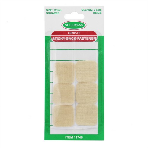 Grip It Square Fasteners - Beige - Dollars and Sense