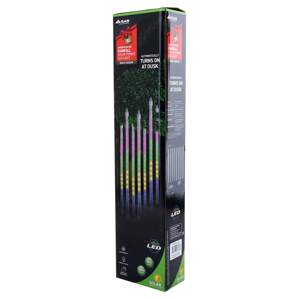 Solar Rainfall Garden Stake Lights - LED - Dollars and Sense
