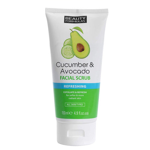 Beauty Formulas Face Scrub - Cucumber & Avocado - Dollars and Sense