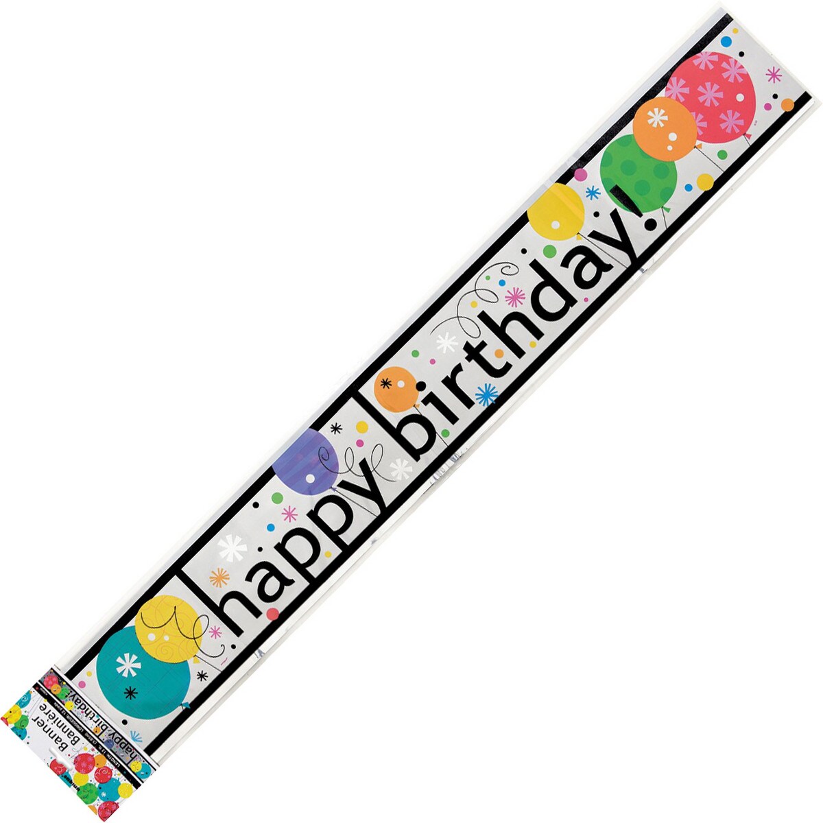 Birthday Foil Banner - Breezy - Dollars and Sense