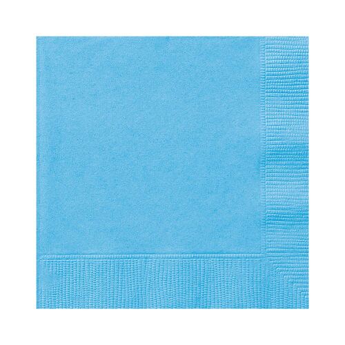 Lunch Napkins - Powder Blue - Dollars and Sense