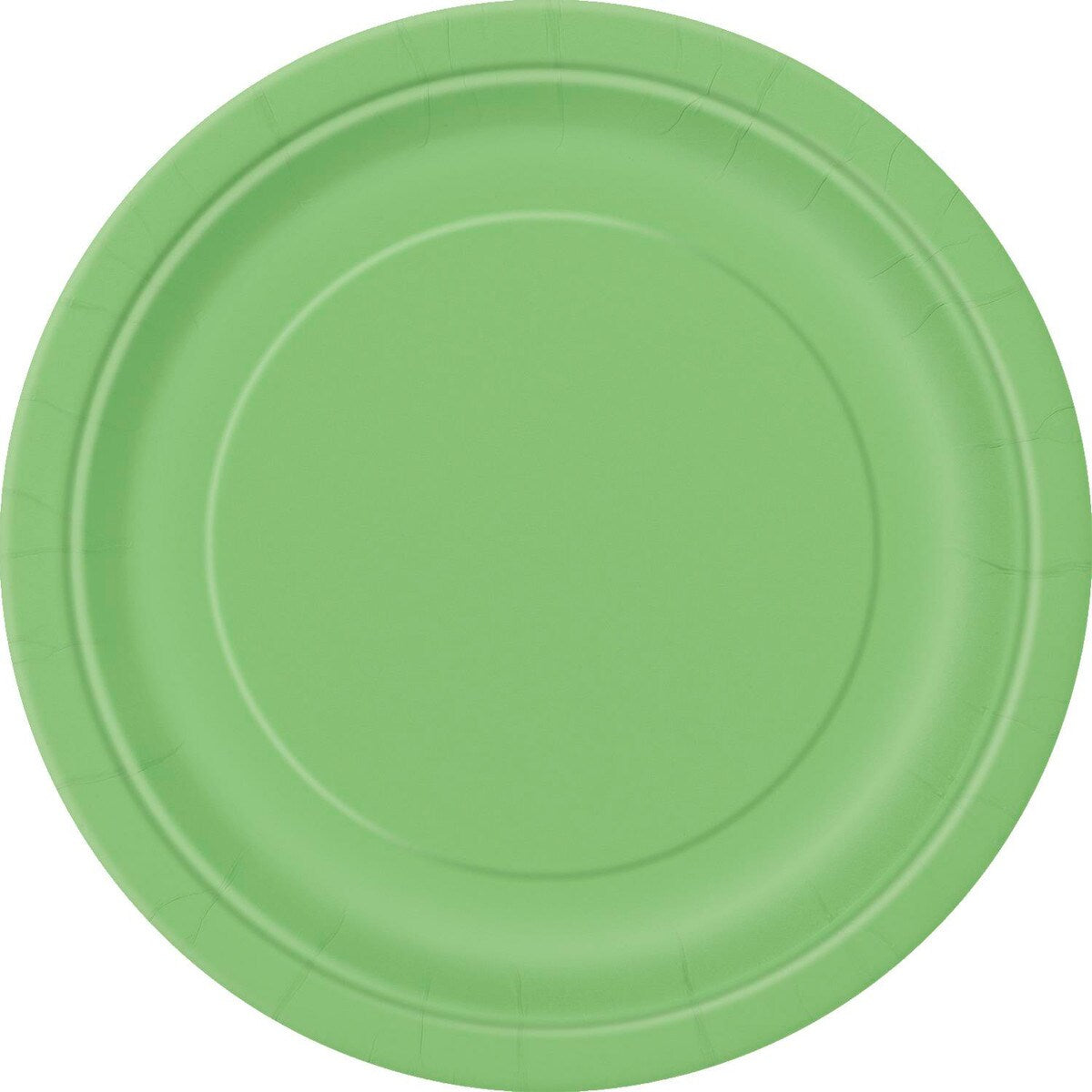 Paper Plates - Lime Green - Dollars and Sense