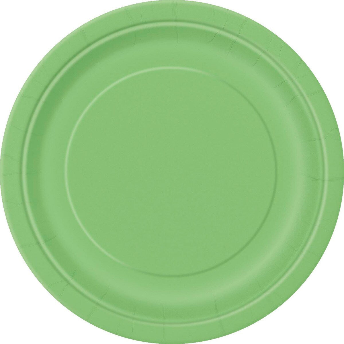 Paper Dinner Plates - Lime Green - Dollars and Sense
