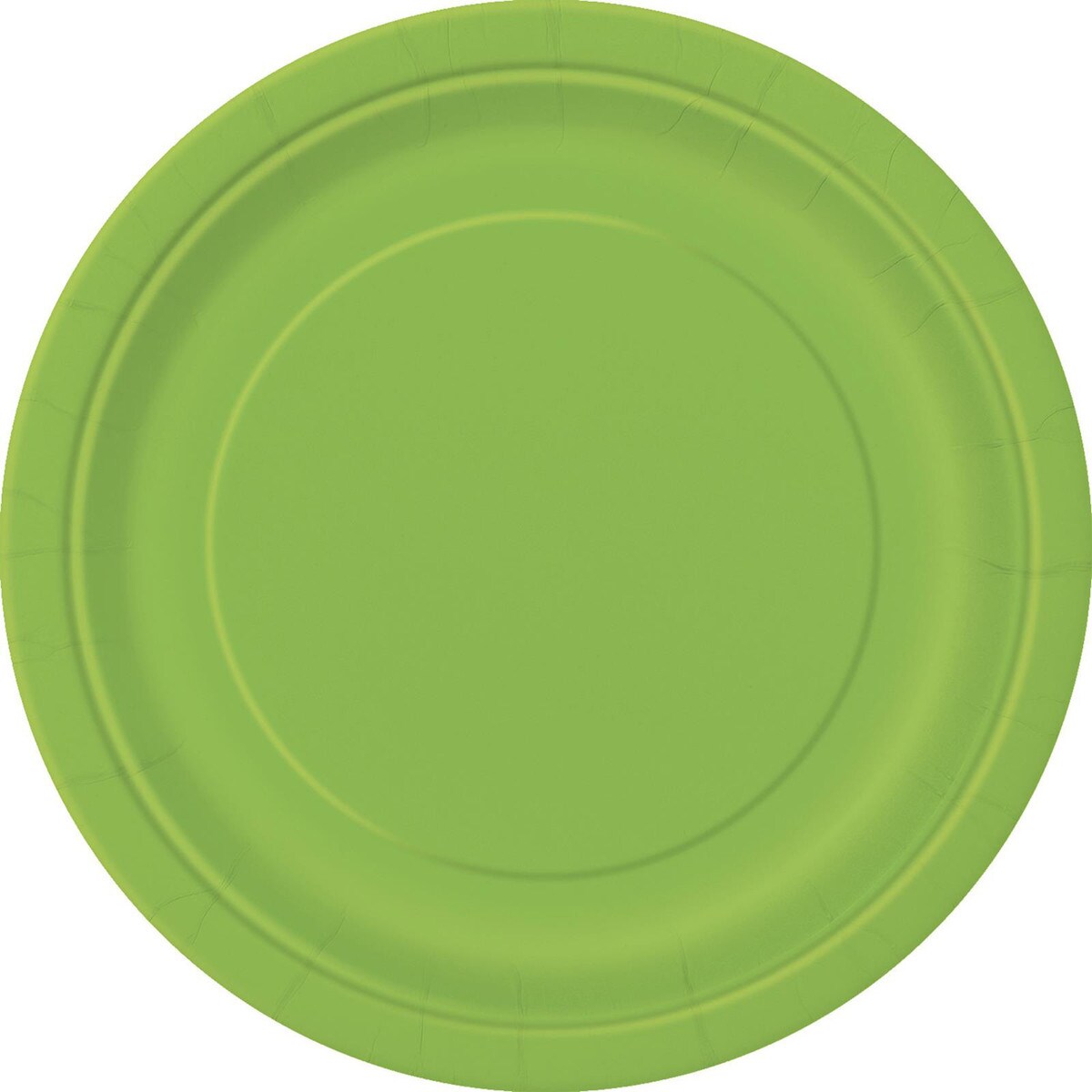 Paper Plates - Lime Green - Dollars and Sense