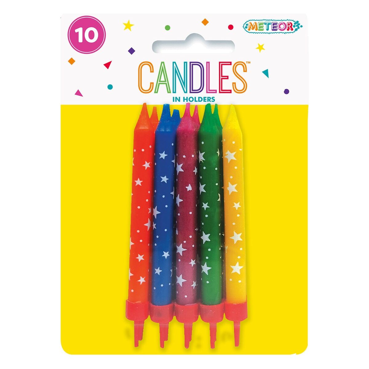 Birthday Candles - Printed Stars - Dollars and Sense