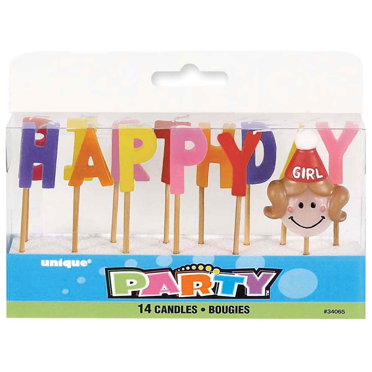 Happy Birthday Candles - Girl - Dollars and Sense