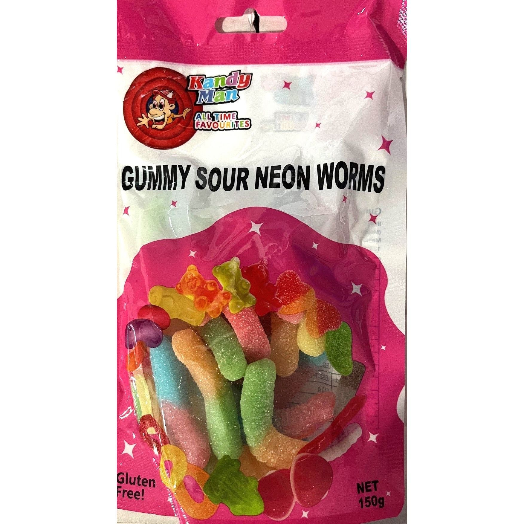 Sour Worms - Neon - Dollars and Sense