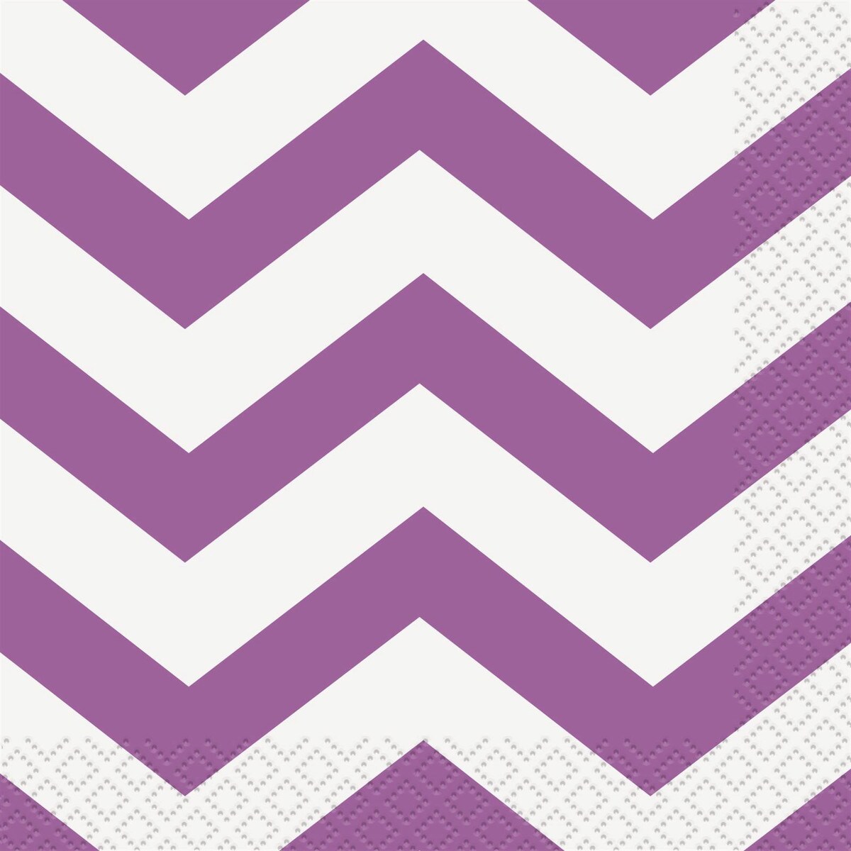 Chevron Beverage Napkins - Pretty Purple - Dollars and Sense