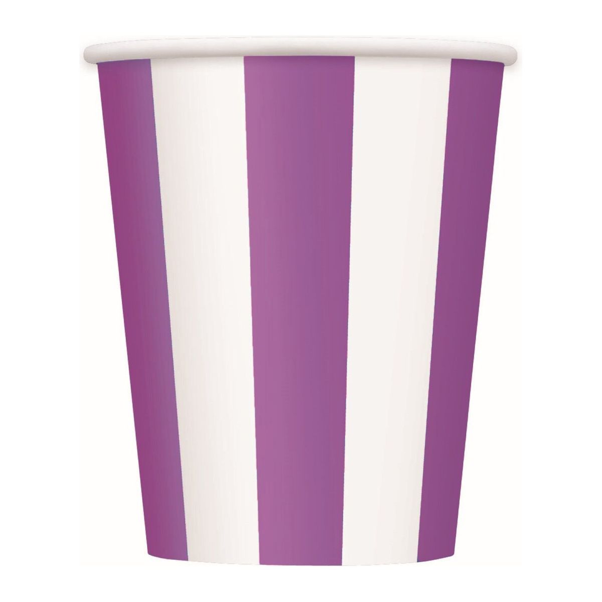 Stripes Paper Cups - Pretty Purple - Dollars and Sense