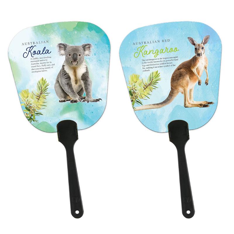 3D Australiana Animal Fan SKU 3DFANAUS - Dollars and Sense