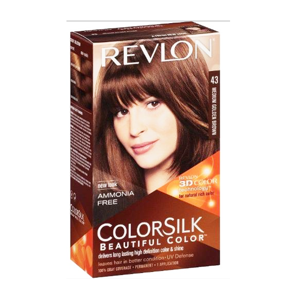 Revlon Colorsilk Hair Colour - Medium Gold Brown - Dollars and Sense