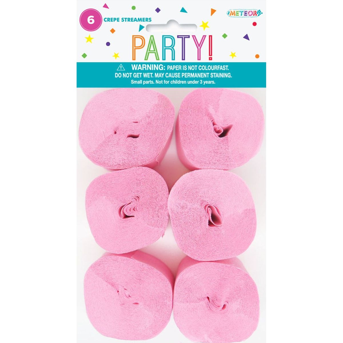 Crepe Streamers - Lovely Pink - Dollars and Sense