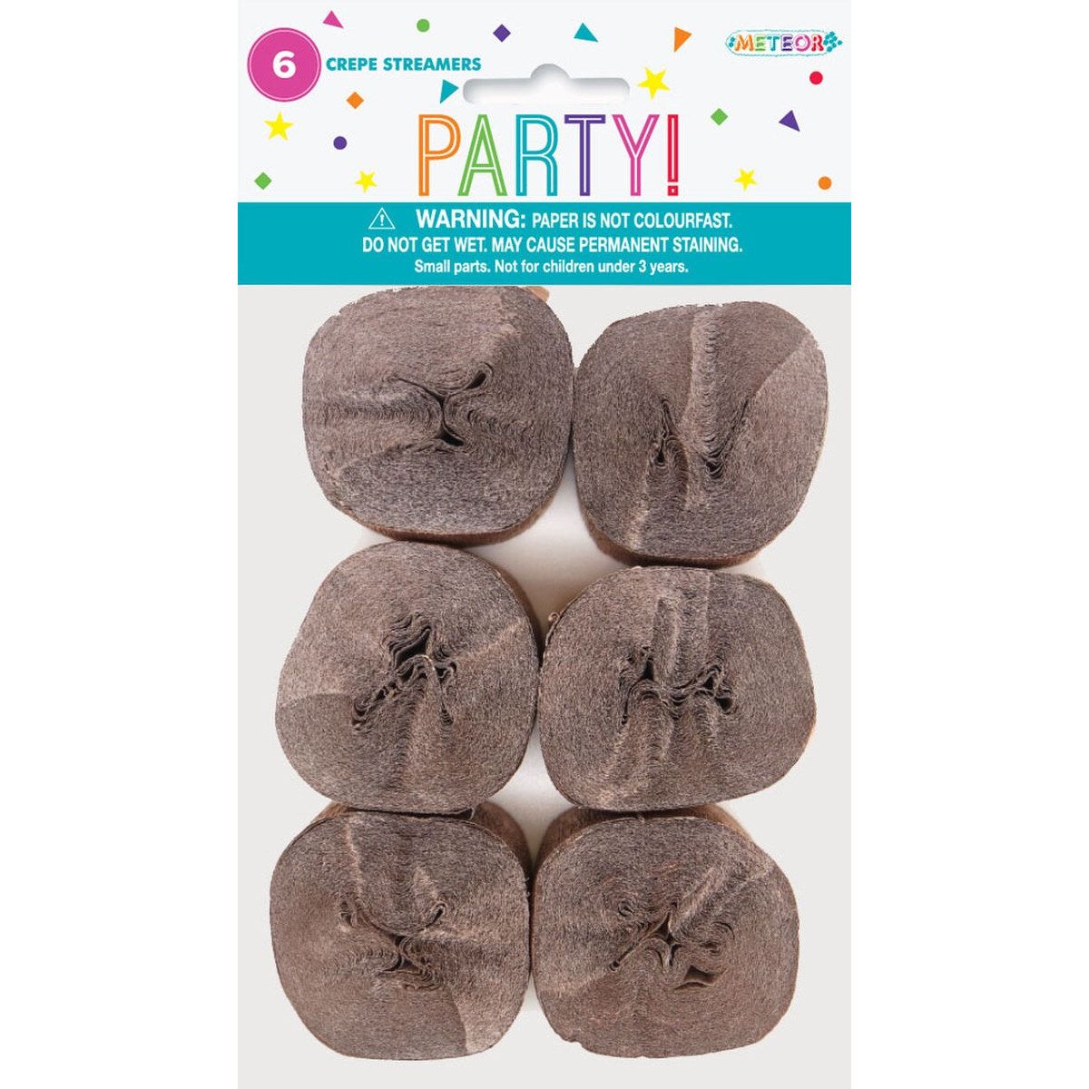 Crepe Streamers - Metallic Rose Gold - Dollars and Sense