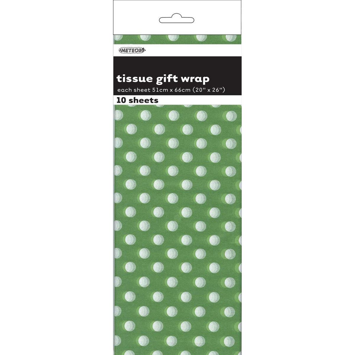 Dots Tissue Sheets - Lime Green - Dollars and Sense