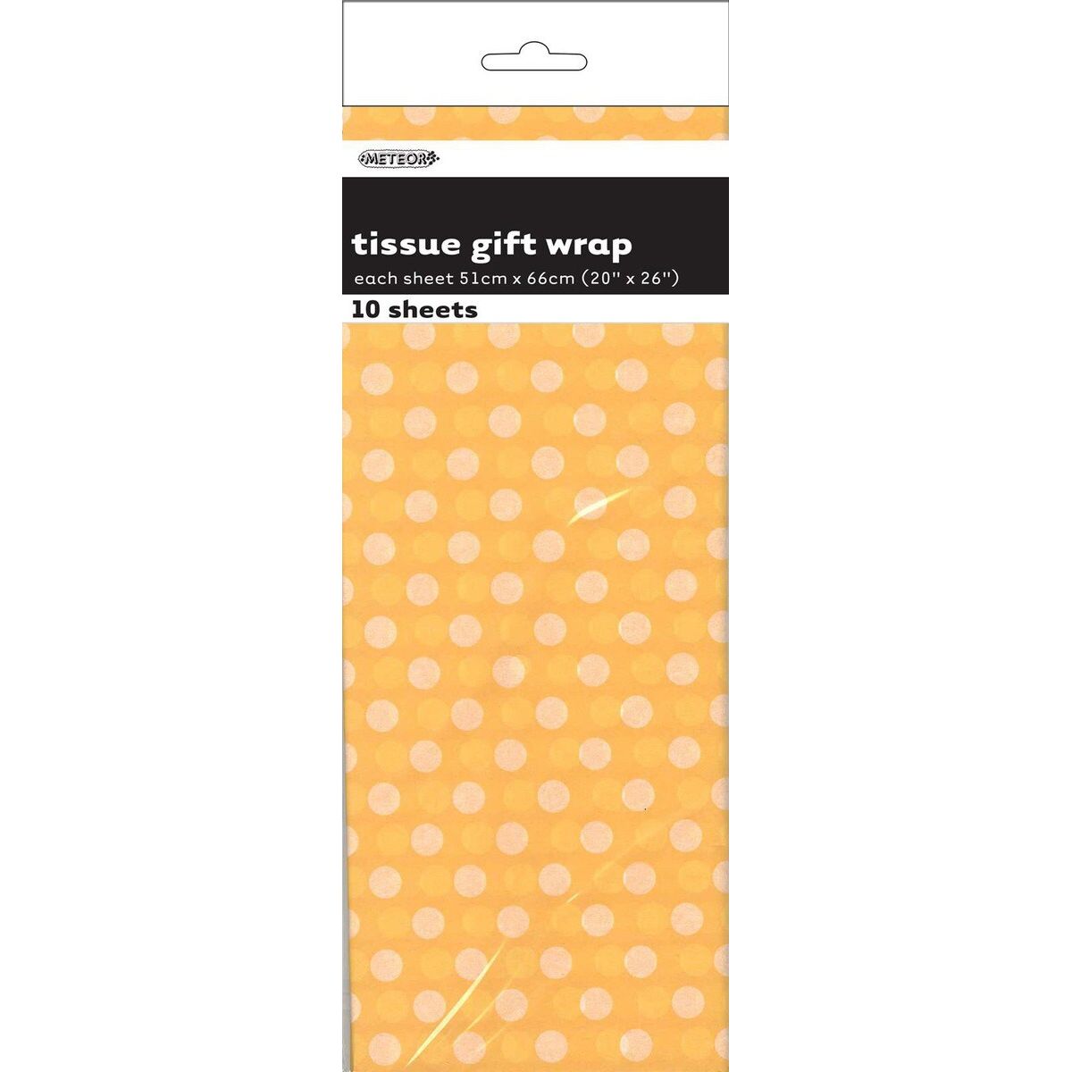 Dots Tissue Sheets - Sunflower Yellow - Dollars and Sense