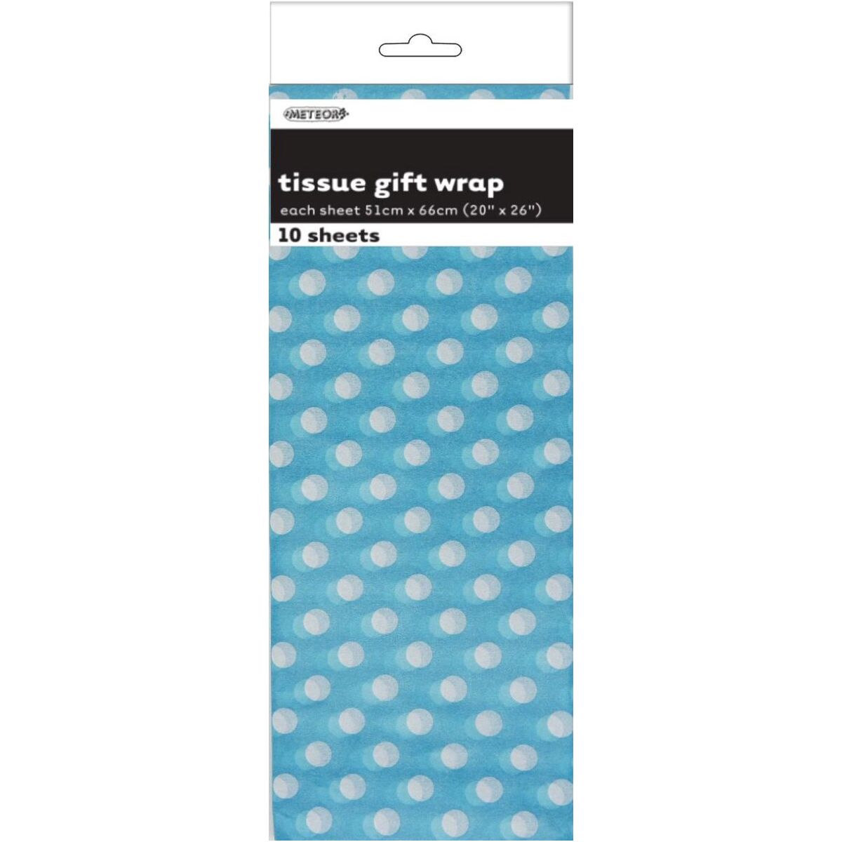 Dots Tissue Sheets - Powder Blue - Dollars and Sense