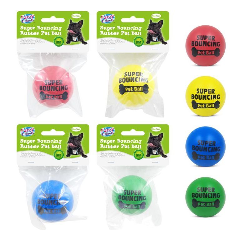 Super Bouncing Pet Play Ball - Rubber - Dollars and Sense