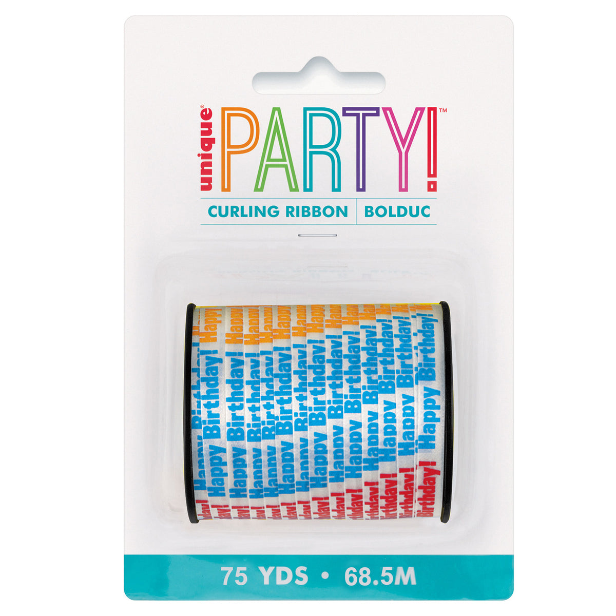 Curling Ribbon - Happy Birthday SKU 48551 - Dollars and Sense