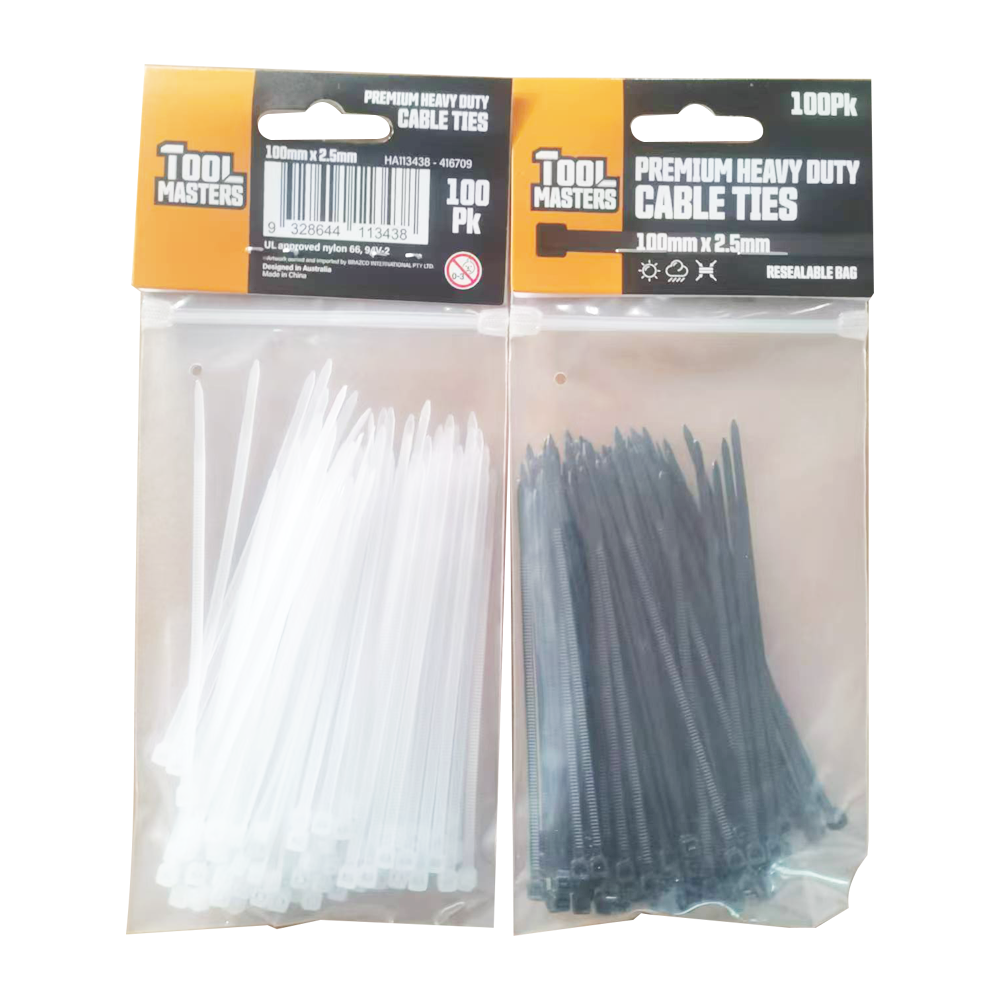 Cable Ties - Black or White - Dollars and Sense