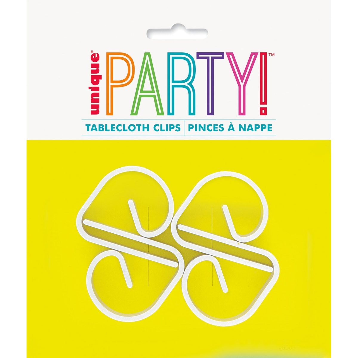 Tablecloth Tablecover Clips - White - Dollars and Sense