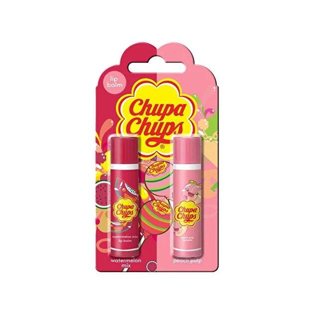 Chupa Chups pk2 Lip Balm X1 Watermelon
