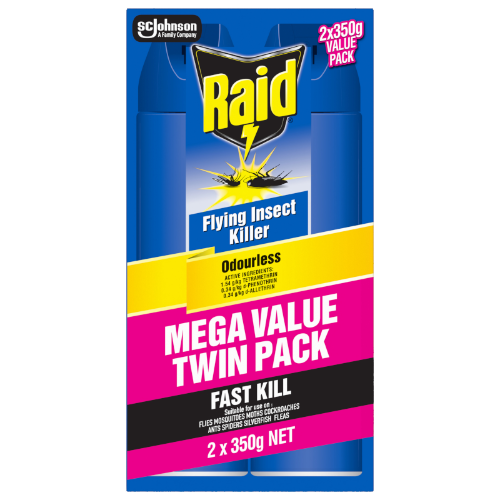 Raid pk2 X 350G Flying Insect Killer - Dollars and Sense
