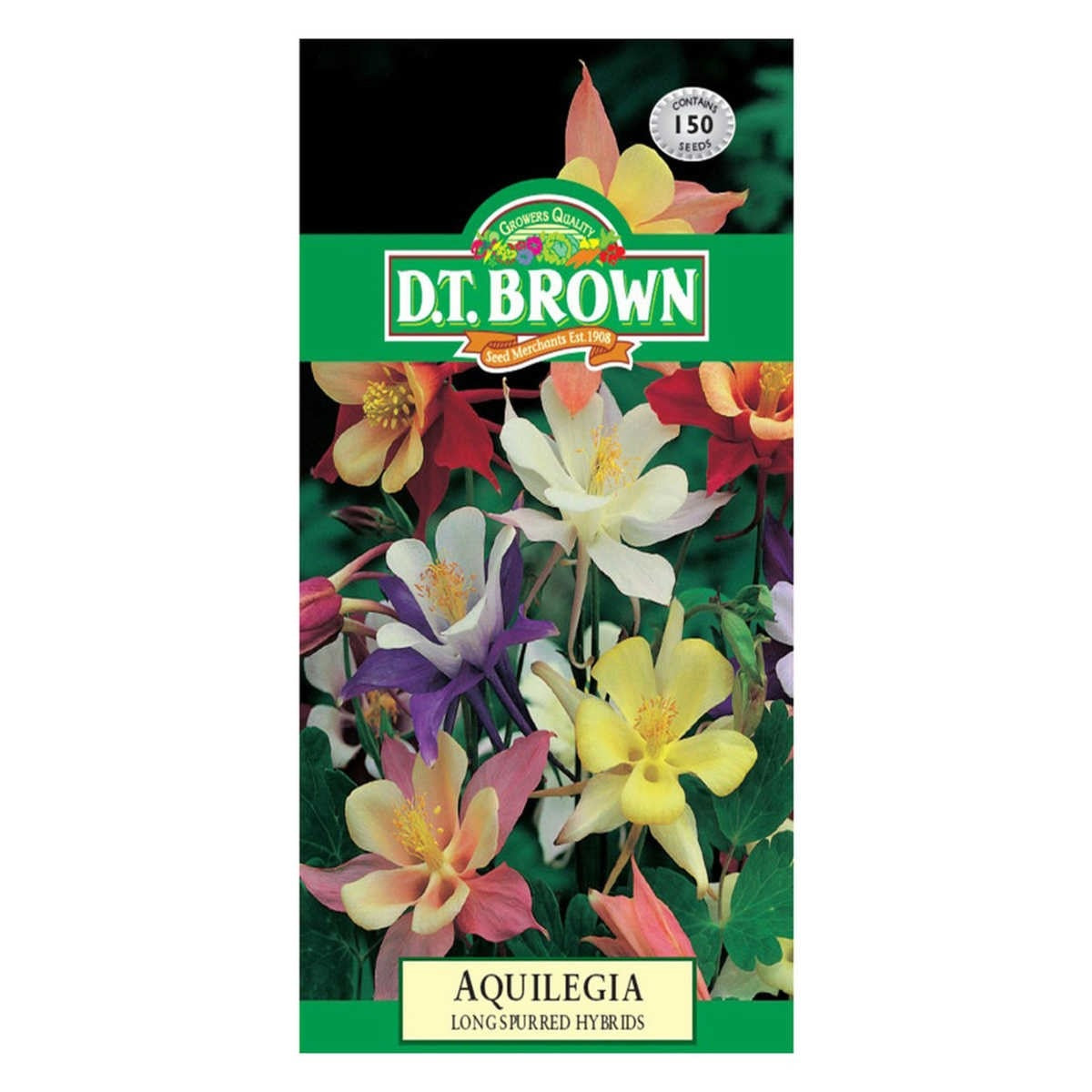 DT Brown Aquilegia Long Spurred Hybrid Seeds