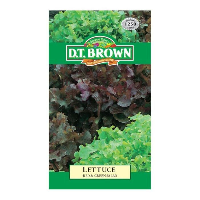 DT Brown Lettuce Red Green Salad Seeds