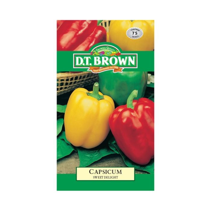DT Brown Capsicum Sweet Delight Seeds