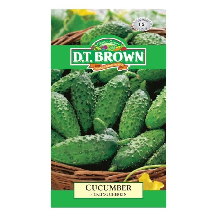 DT Brown Cucumber Pickling Gherkin Seeds