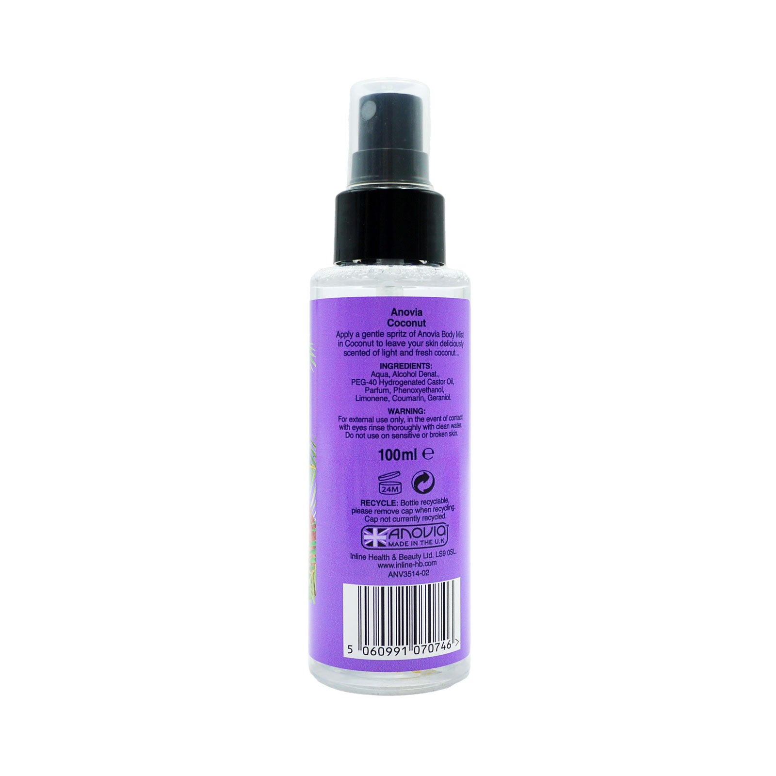 Anovia Body Mist - Coconut - Dollars and Sense