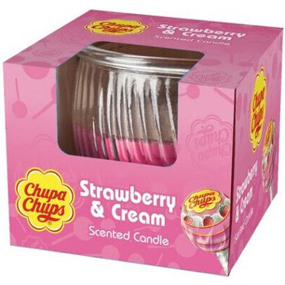 Chupa Chups Scented Candle - Strawberry & Cream - Dollars and Sense