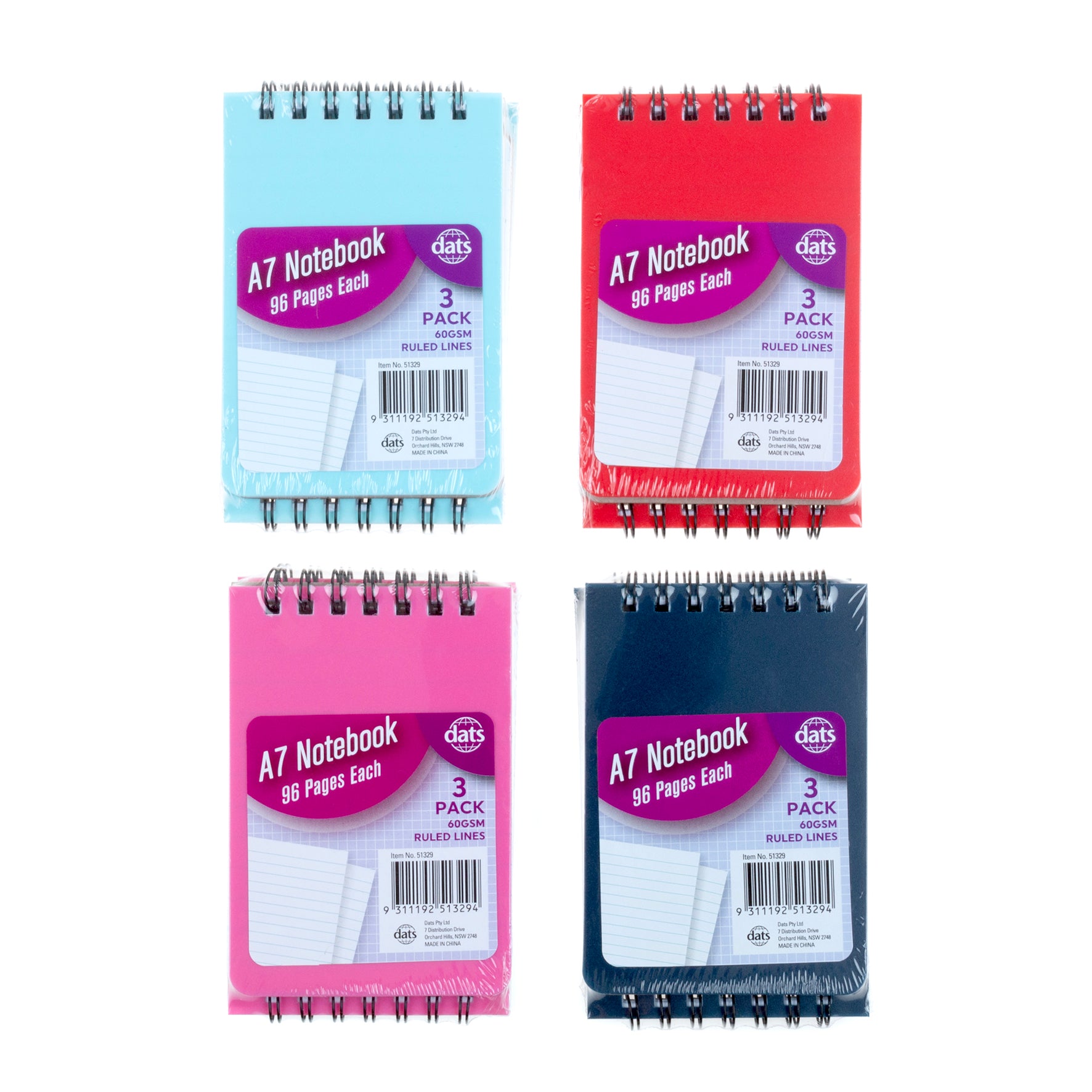 Pocket Notebook - Assorted Colours - Dollars and Sense