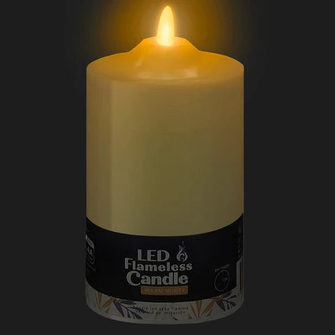 LED Flameless Candle - Medium - Dollars and Sense