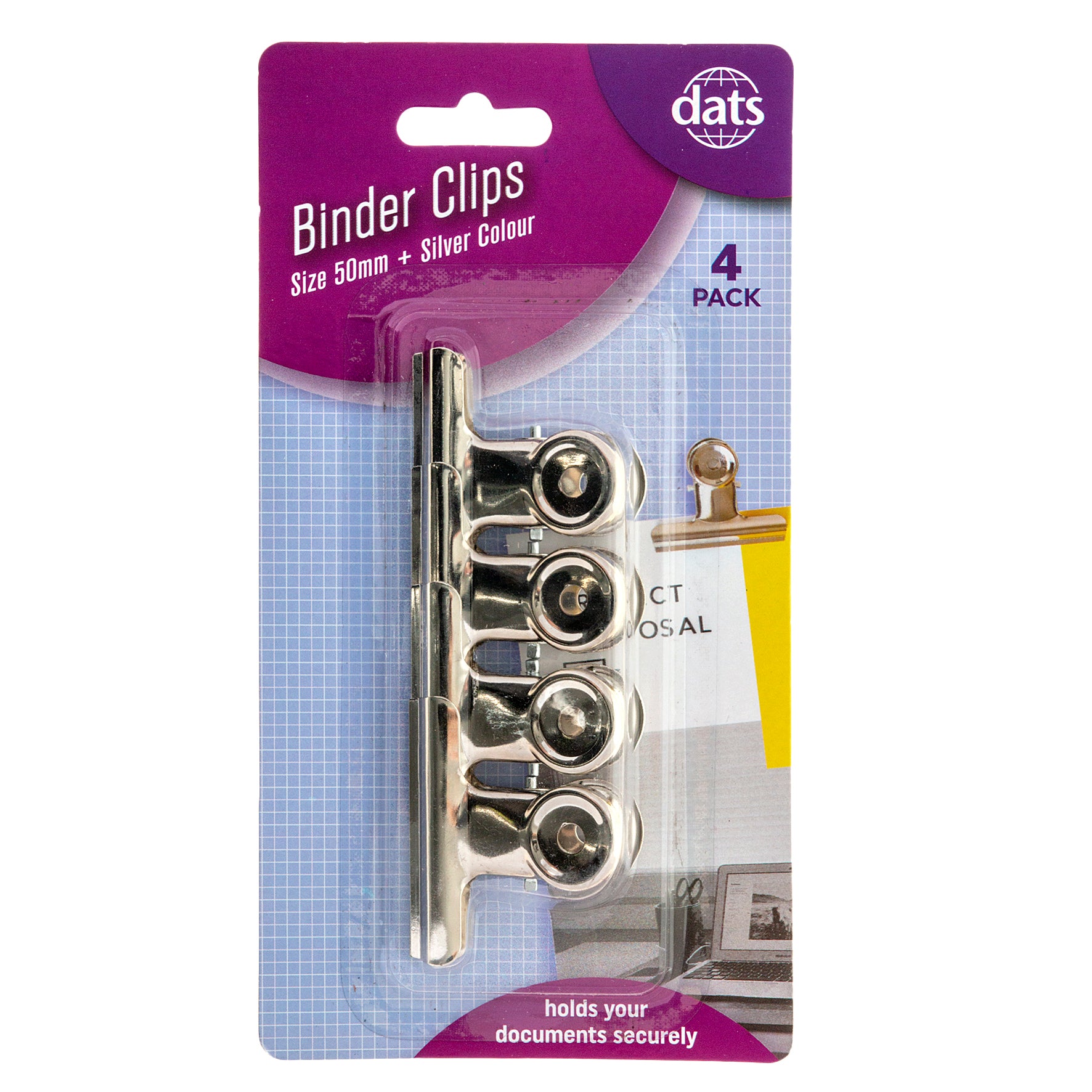 Clip Binder - Silver - Dollars and Sense
