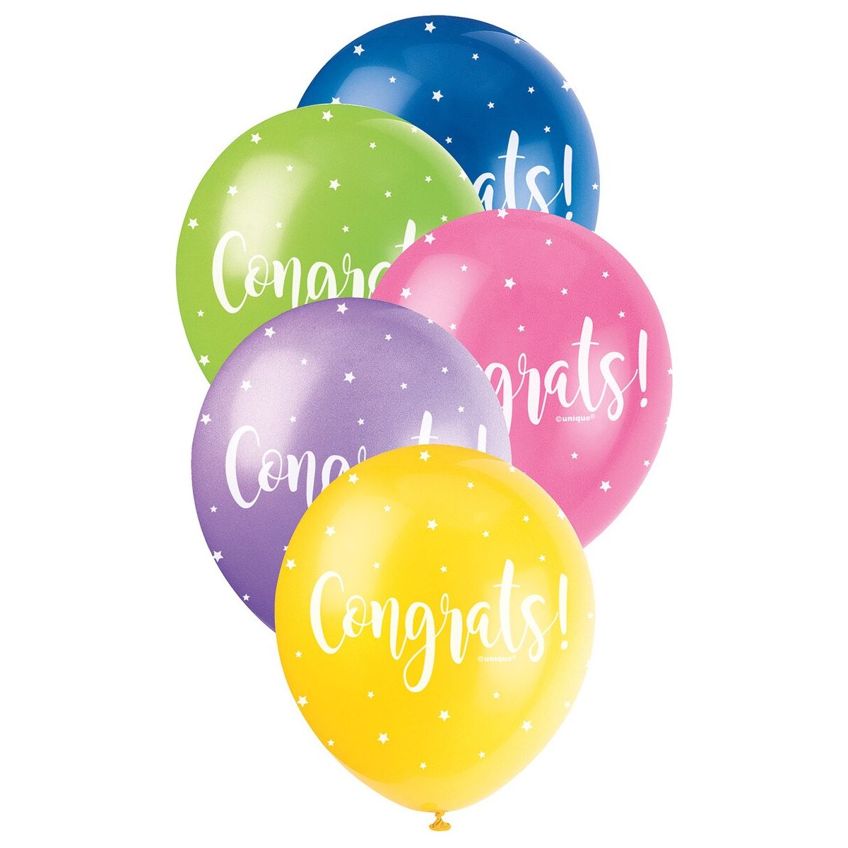 Congrats Pearl Balloons - Assorted Colours - Dollars and Sense