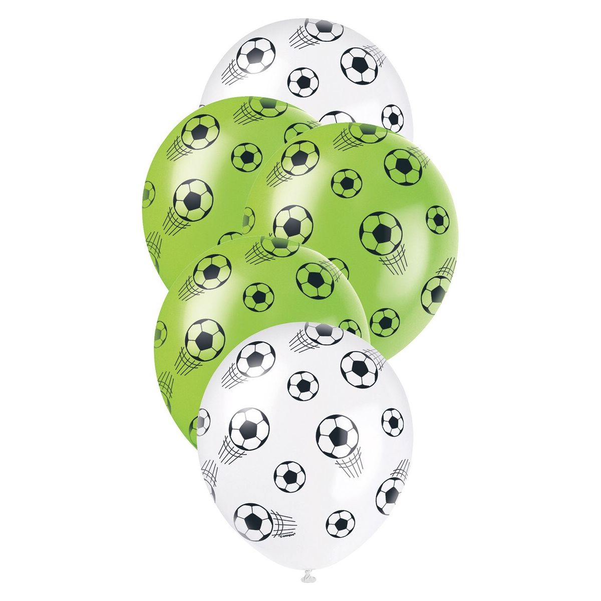 Soccer Ball Pearl Balloons - Lime Green & White - Dollars and Sense