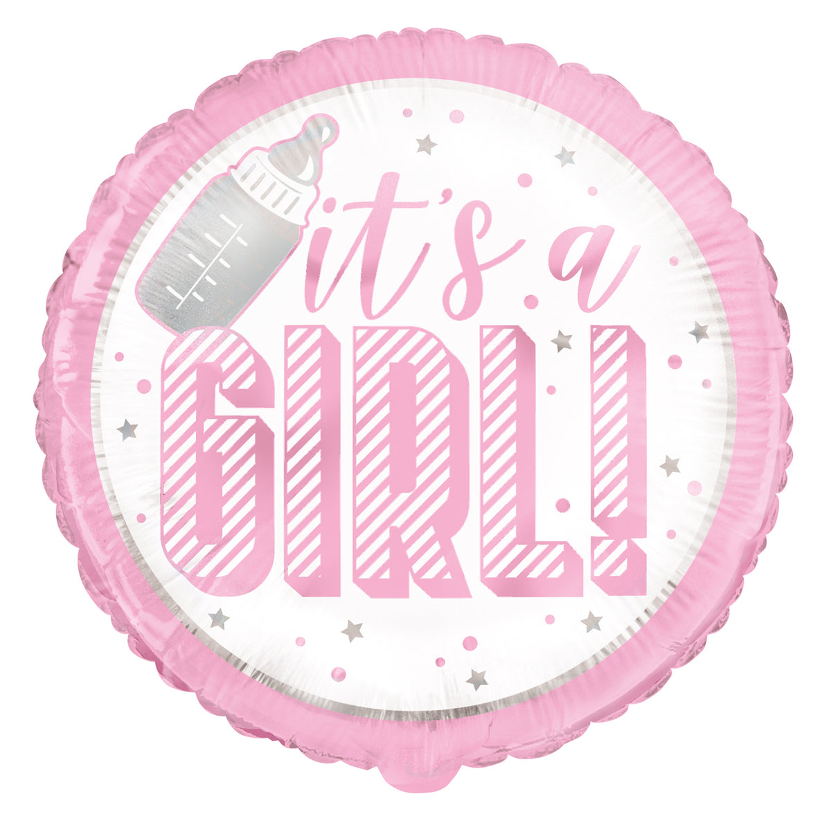 It's a Girl - Foil Balloon - Dollars and Sense