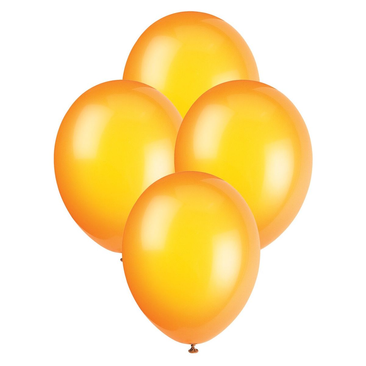 Premium Crystal Latex Balloons - Citrus Orange - Dollars and Sense