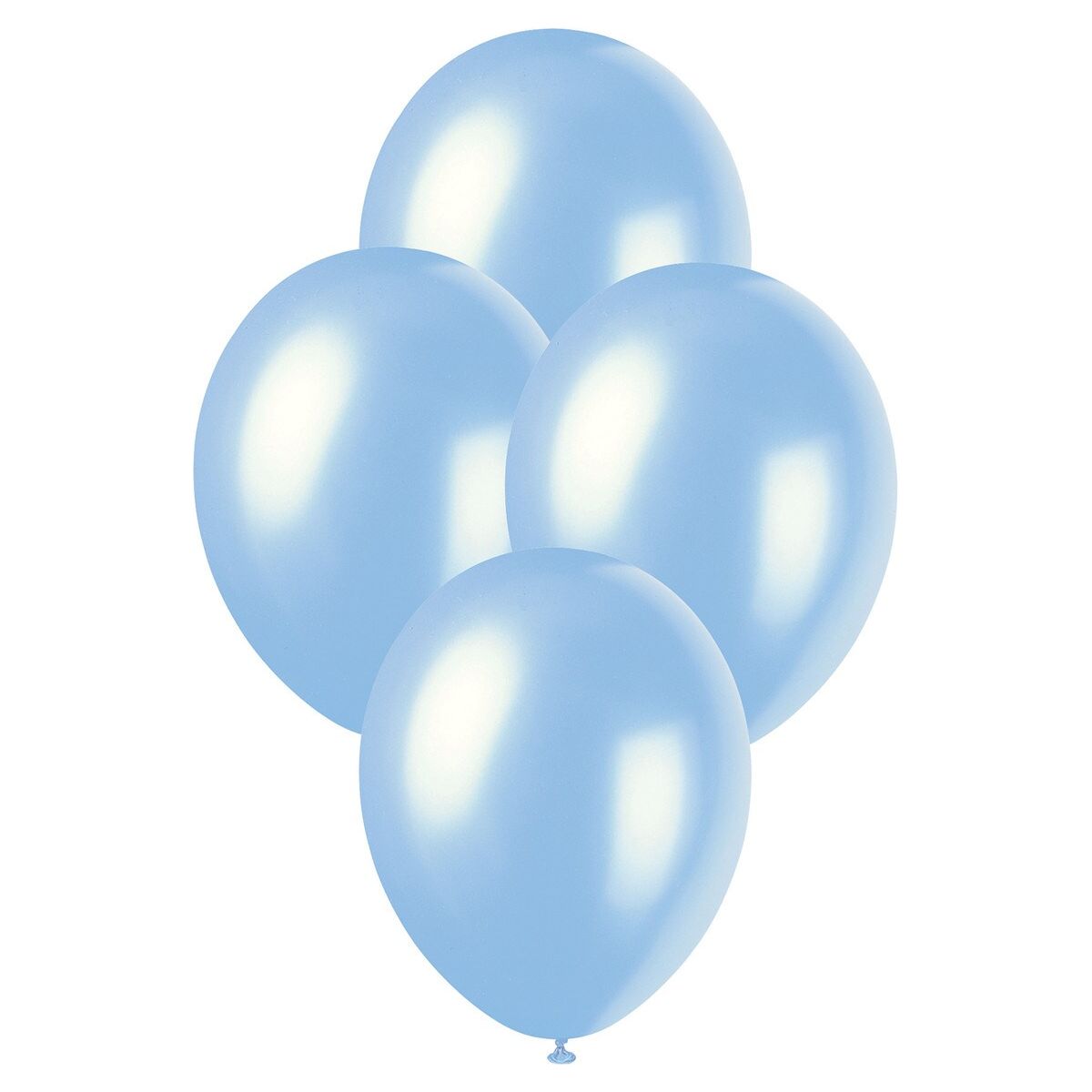 Premium Pearl Latex Balloons - Sky Blue - Dollars and Sense