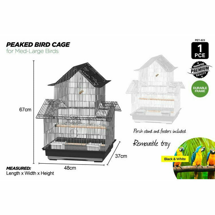 Peaked Bird Cage - Dollars and Sense