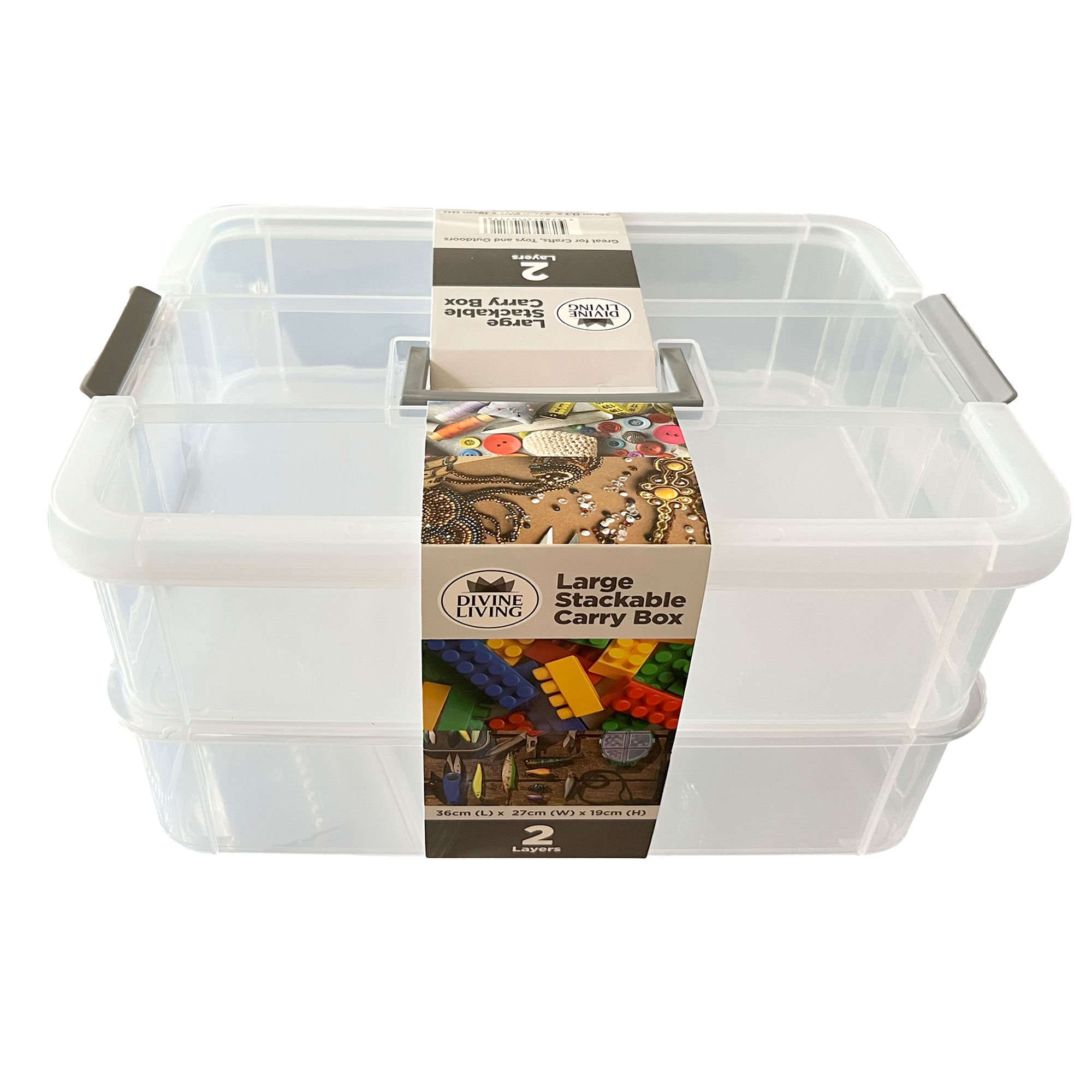 Stack & Carry Box - Large - Dollars and Sense