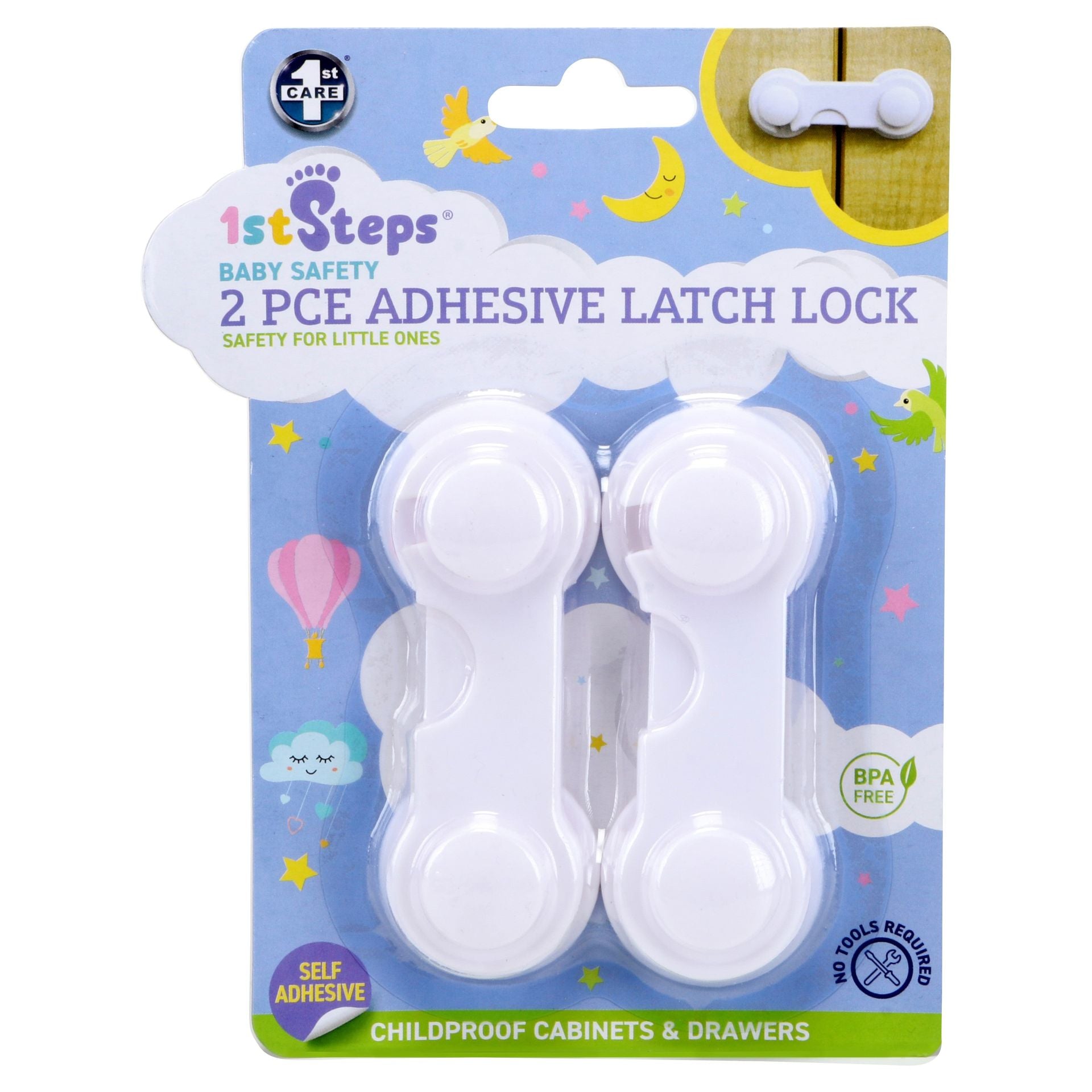 Baby Safety - Adhesive Latch Lock - Dollars and Sense