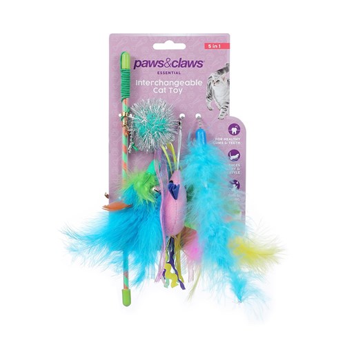 Cat Dangler Toy 5 In 1 43cm