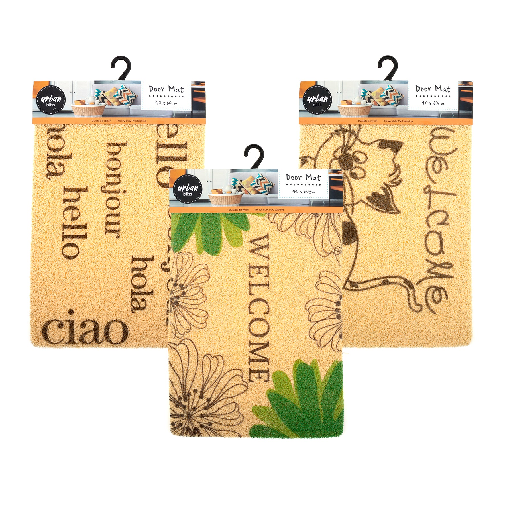 Door Mat - Assorted - Dollars and Sense