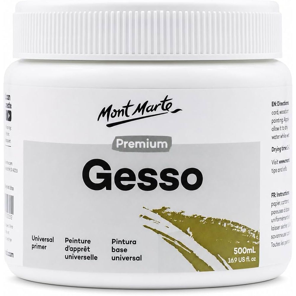 Mont Marte Gesso Tub Universal Primer 500ml - Dollars and Sense