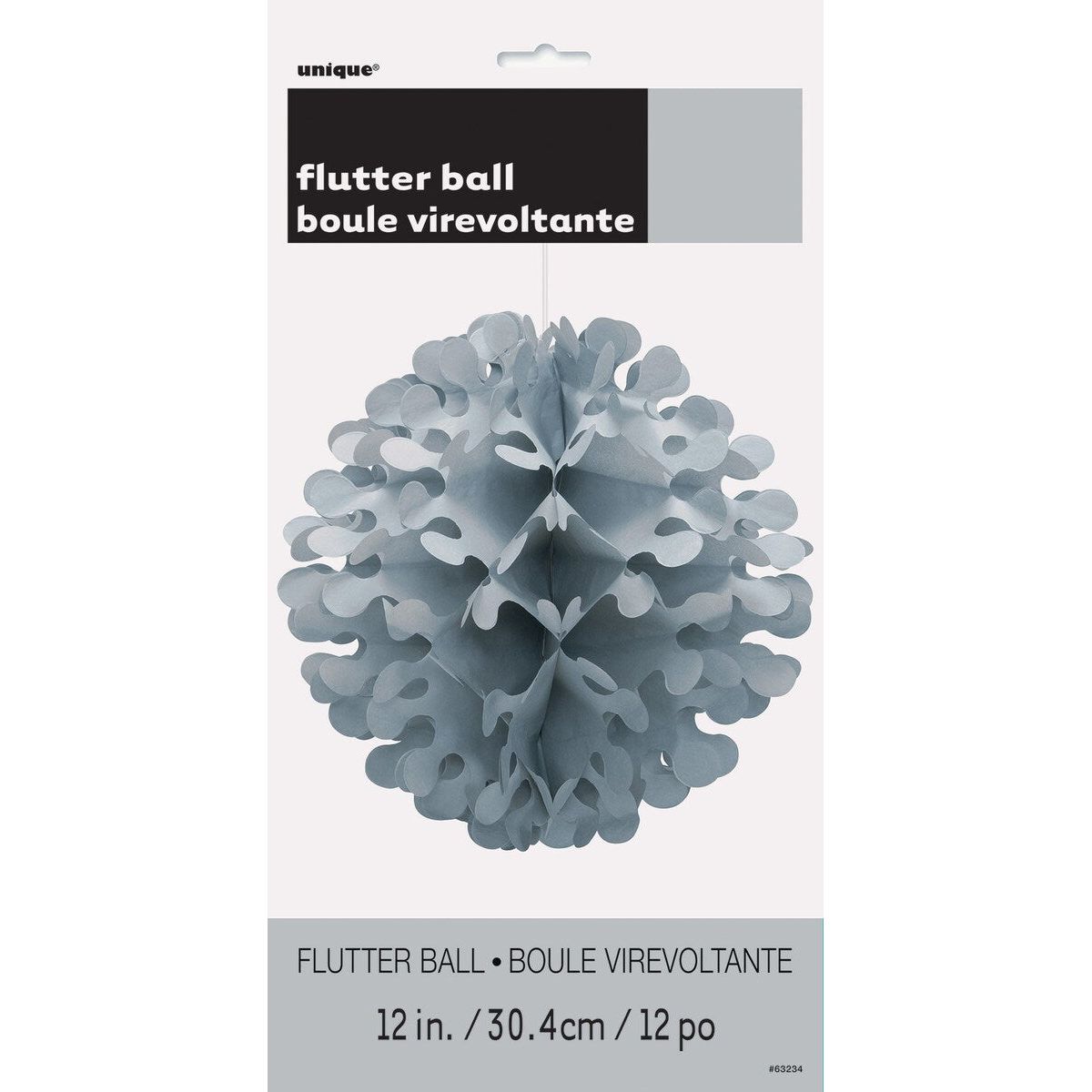 Flutter Ball Decoration - Silver - Dollars and Sense