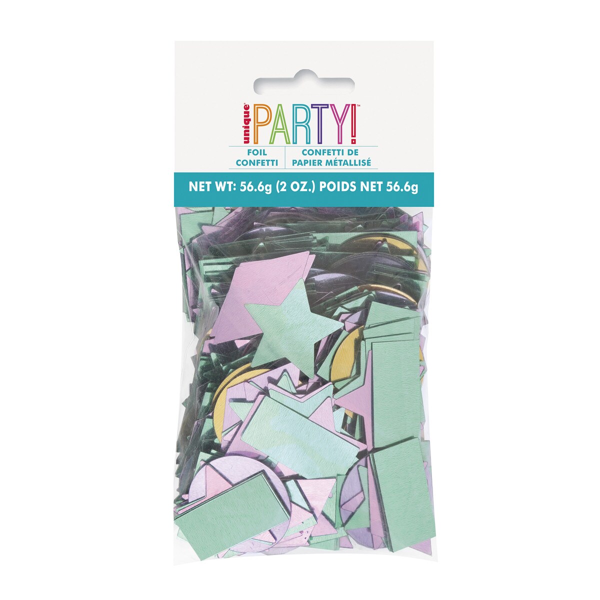 Foil Confetti Geometric Shape - Pastel - Dollars and Sense