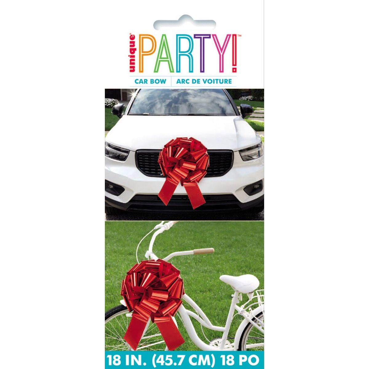 Giant Car Bow - Red - Dollars and Sense