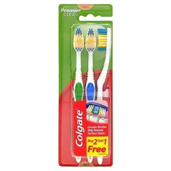 Colgate Toothbrush Soft Premier 3pack